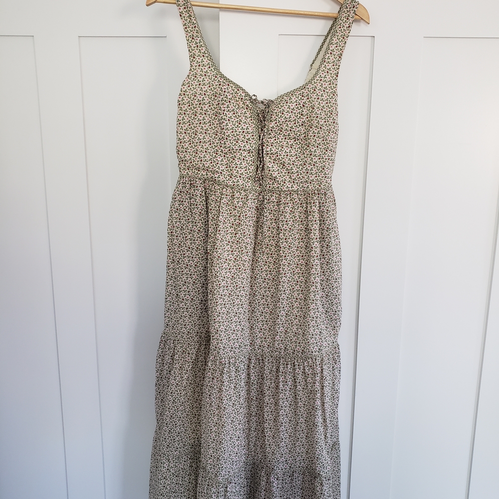 Christy Dawn Adele Strawberry  Print Maxi Dress